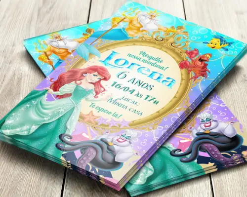 Convite Impresso Ariel
