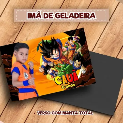 Imã de Geladeira Dragon Ball Z