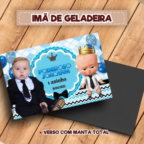 Imã de Geladeira Poderoso Chefinho