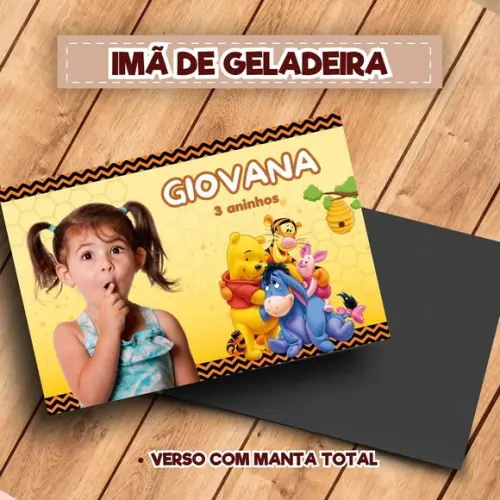 Imã de Geladeira Ursinho Pooh