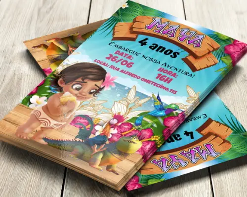 Convite Digital Moana