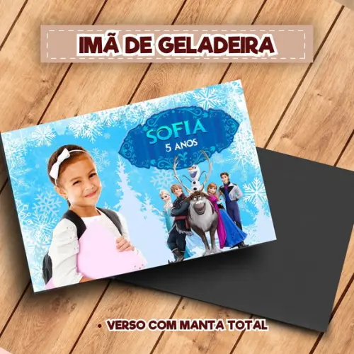 Imã de Geladeira Personalizado Frozen