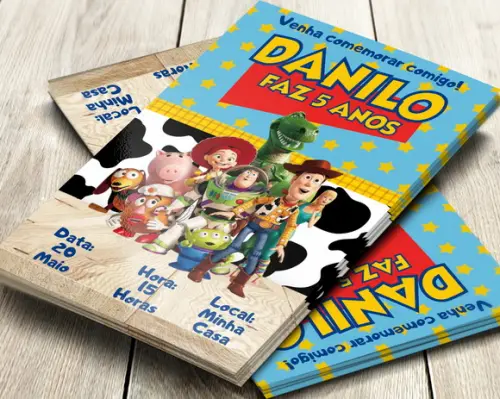 Convite Digital Toy Story
