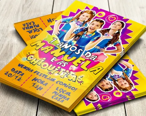 Convite Digital Chiquititas