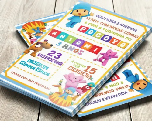 Convite Digital Pocoyo