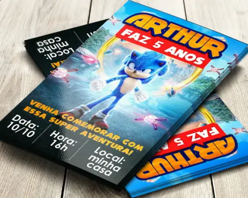 Convite Digital Sonic