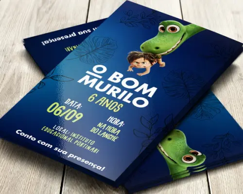 Convite Digital o Bom Dinossauro