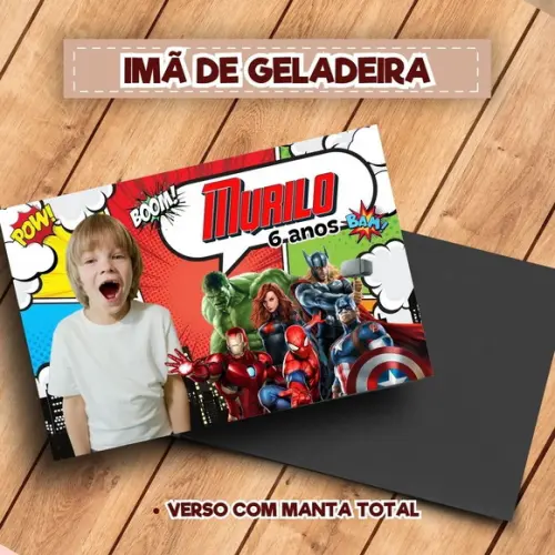 Imã de Geladeira Vingadores