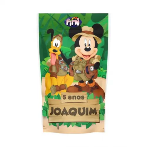 Saco Zip Lock Mickey Safari