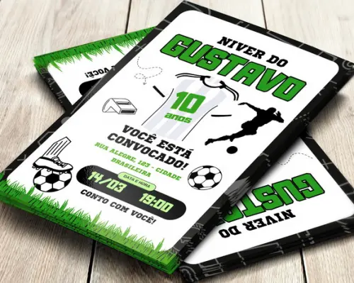 Convite Digital Futebol