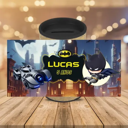 Adesivo para Cofrinho Batman