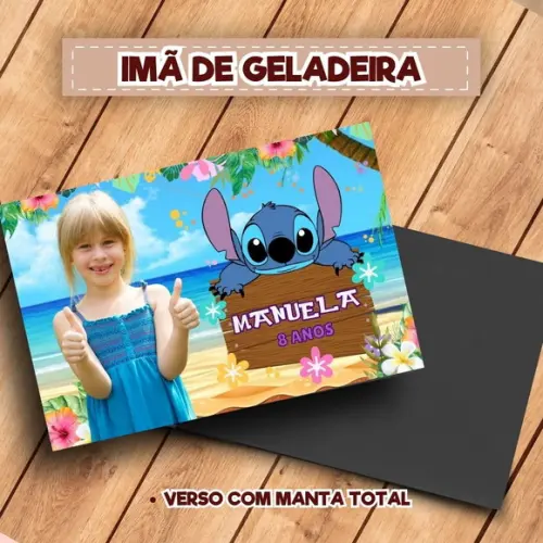 Imã de Geladeira Stitch