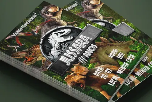 Convite Digital Jurassic World
