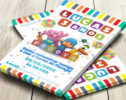 Convite Impresso Pocoyo