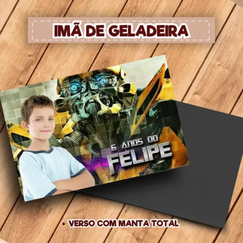 Imã de Geladeira Personalizado Transformers
