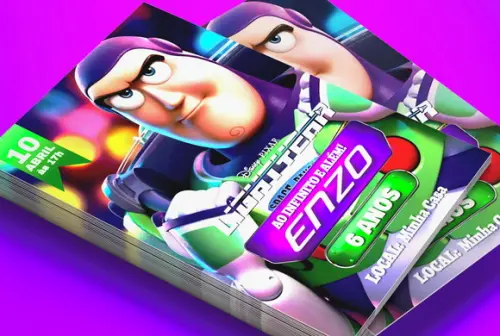 Convite Digital Buzz Lightyear