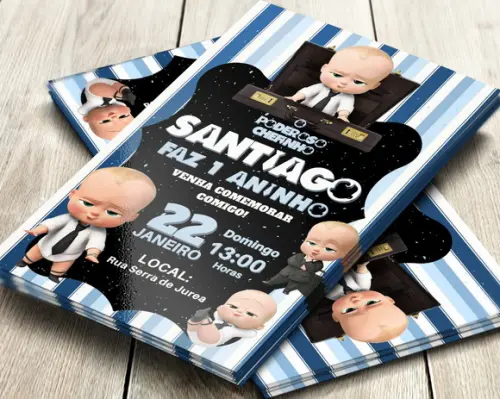 Convite Impresso Poderoso Chefinho