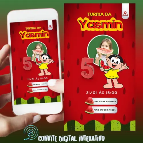 Convite Digital Interativo Magali