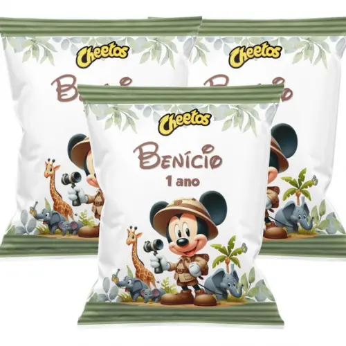 Embalagem para Salgadinho Mickey Safari