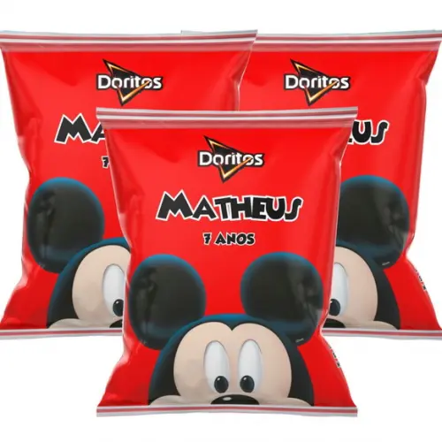 Embalagem para Salgadinho Mickey