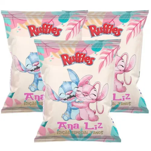 Embalagem para Salgadinho Stitch