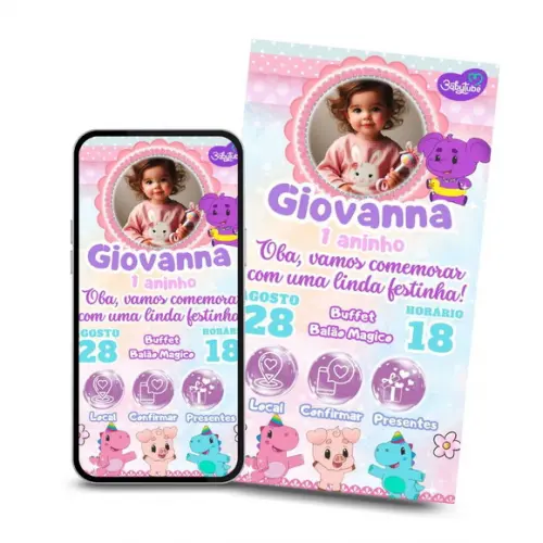 Convite Digital Interativo Babytube