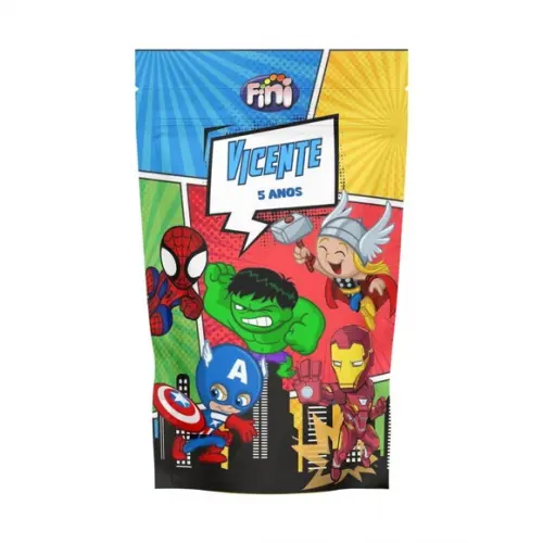 Saco Zip Lock Vingadores Cute