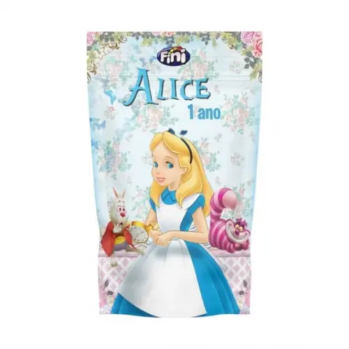 Saco Zip Lock Alice no País das Maravilhas