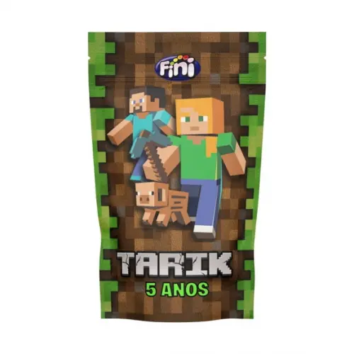 Saco Zip Lock Minecraft