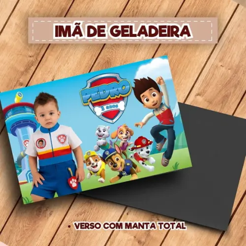 Imã de Geladeira Patrulha Canina