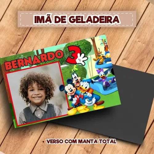 Imã de Geladeira Turma do Mickey