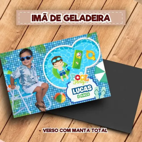 Imã de Geladeira Pool Party
