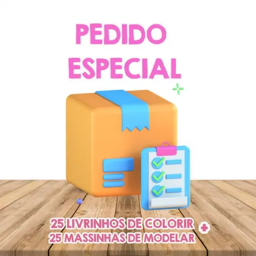 25 Massinhas+ 25 Livrinhos