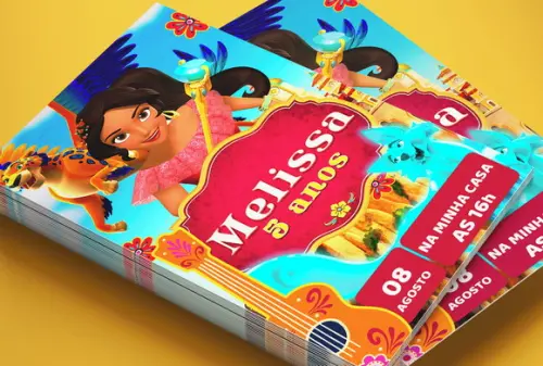 Convite Impresso Elena de Avalor