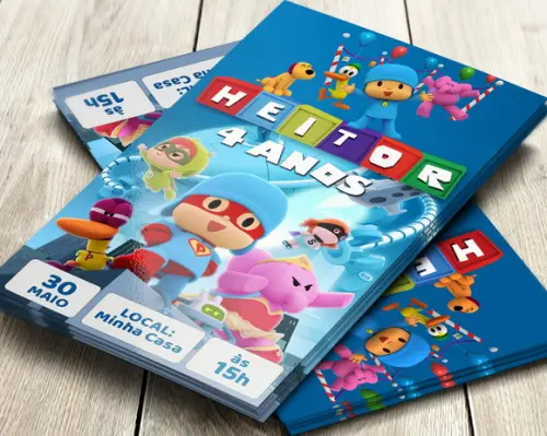 Convite Impresso Pocoyo