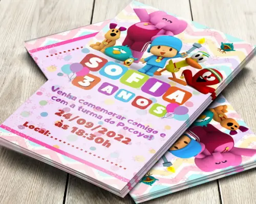 Convite Impresso Pocoyo