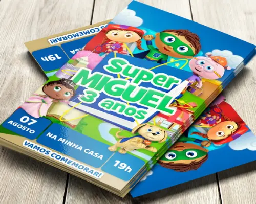 Convite Digital Super Why