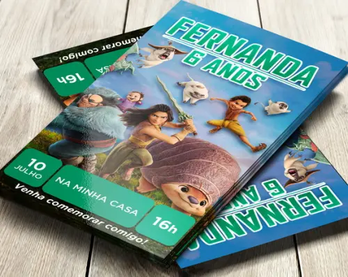 Convite Digital Raya e o Último Dragão