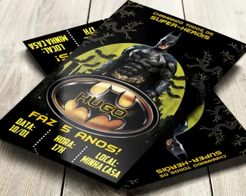 Convite Digital Batman