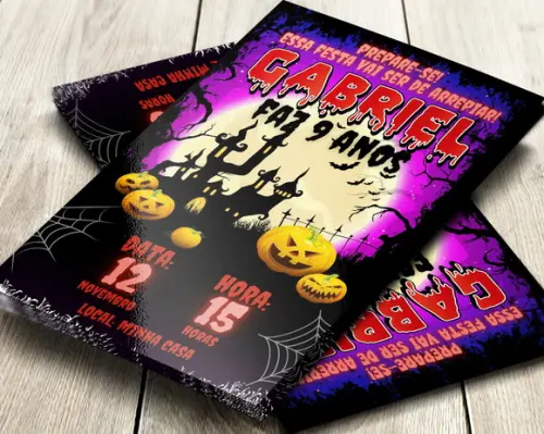 Convite Digital Halloween