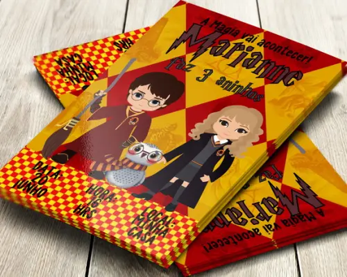 Convite Digital Harry Potter