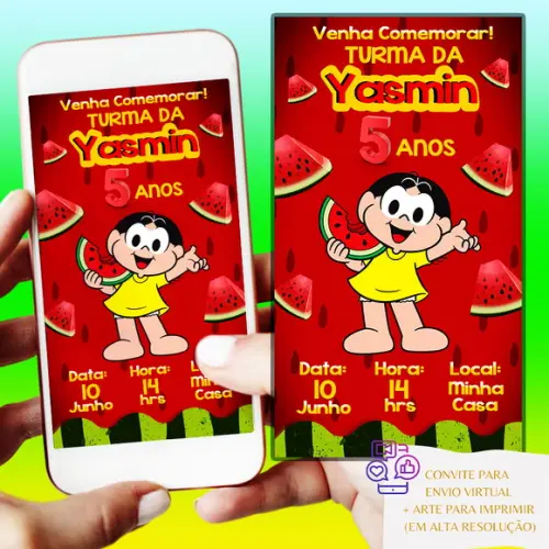 Convite Digital Magali