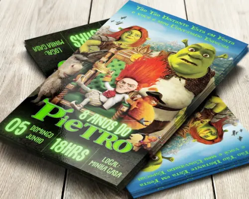 Convite Digital Shrek