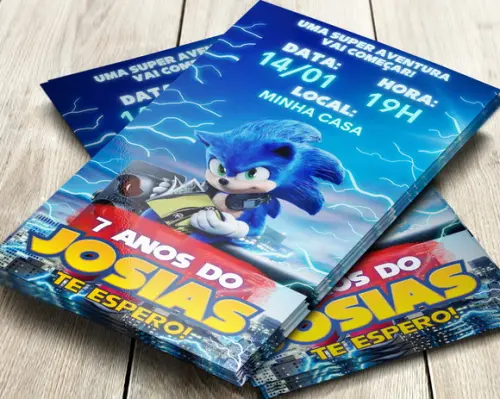 Convite Digital Sonic