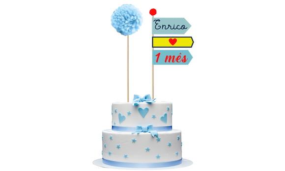 12 Topos para Mesversário Menino Minimalista