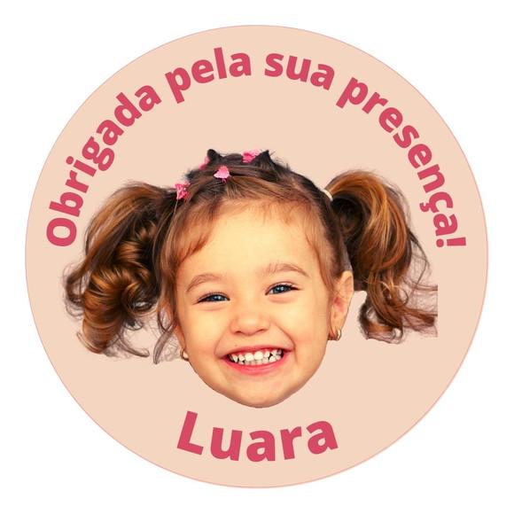 Adesivos Personalizados com a Sua Foto. 24 Unidades.