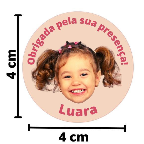 Adesivos Personalizados com a Sua Foto. 24 Unidades.