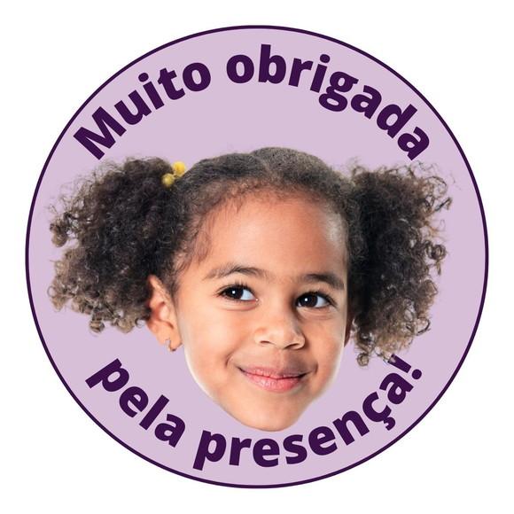 Adesivos Personalizados com a Sua Foto. 24 Unidades.