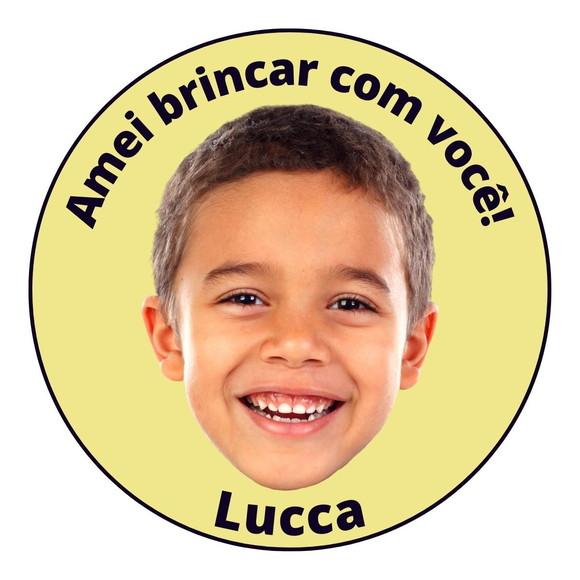 Adesivos Personalizados com a Sua Foto. 24 Unidades.