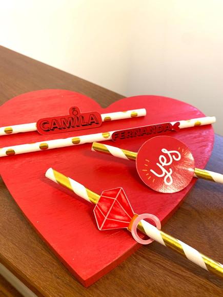 Canudos para Despedida de Solteira Personalizados